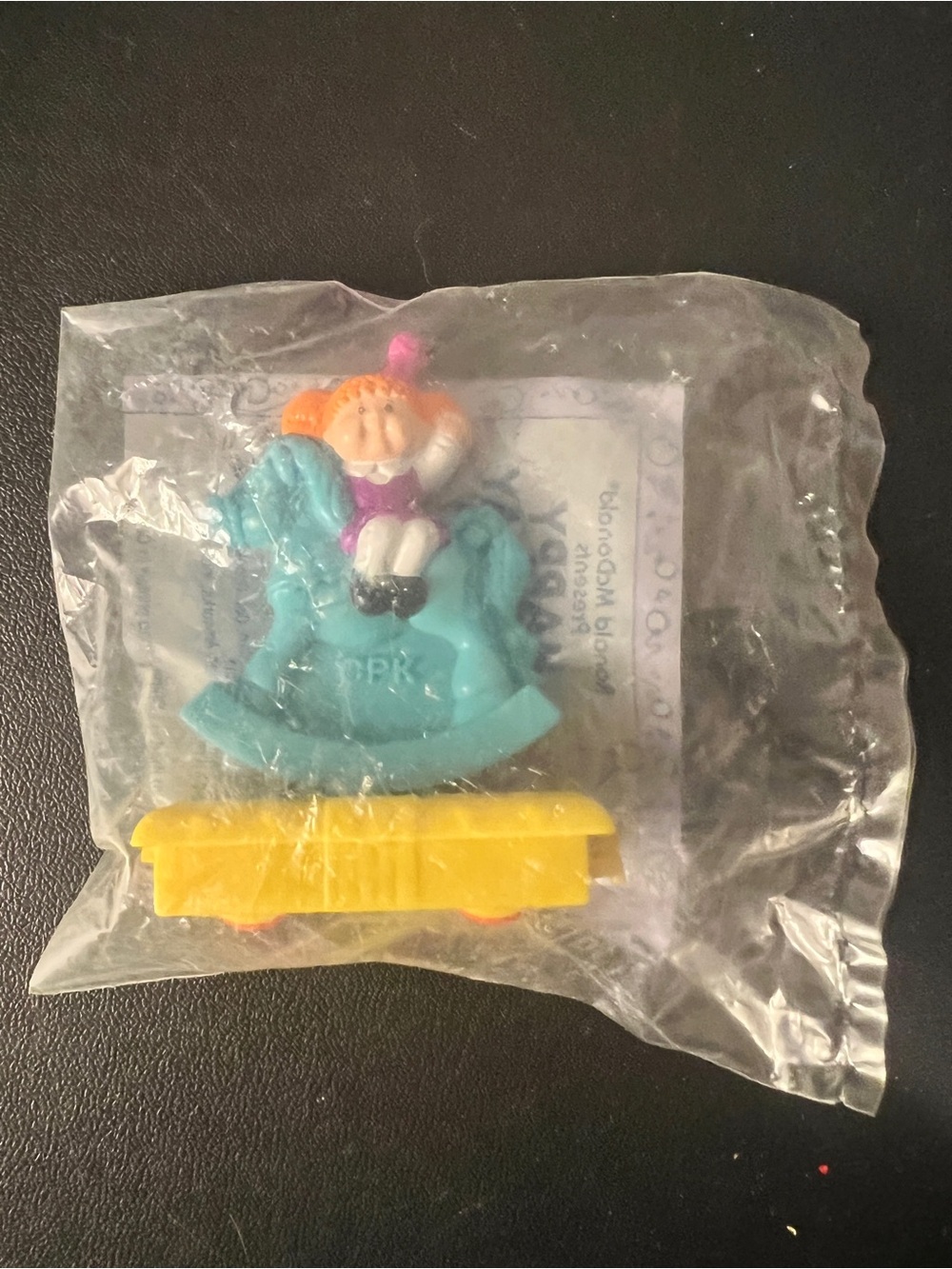 Vintage 1994 McDonalds Happy Birthday Cabbage Patch TRAIN CAR #8 Happy Meal Toy